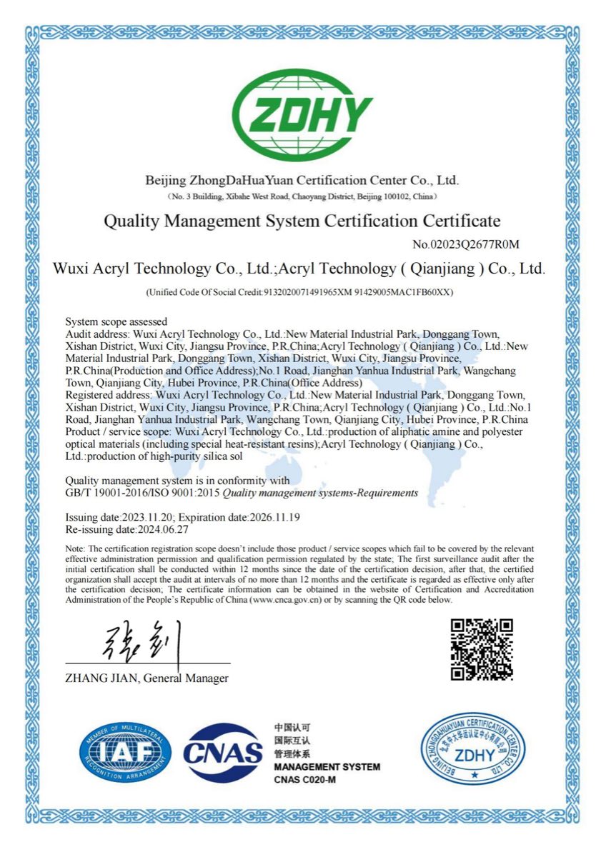 ISO 9001:2015 Quality Management System